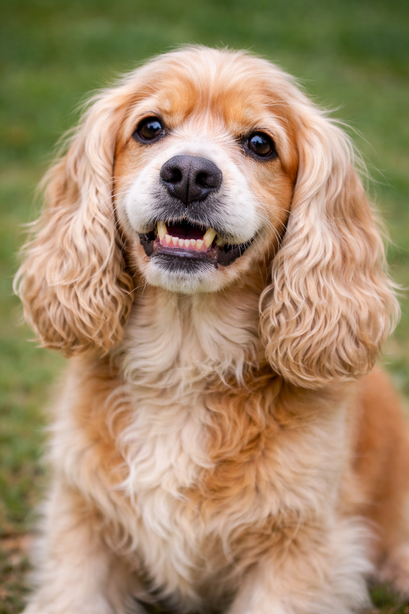 The Senior Cocker Spaniel with Dental Sensitivity