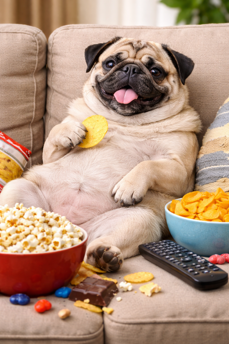 The Couch Potato Pug