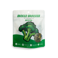 Krunchmates Brocco Brocster broccoli dog food topper, single-ingredient dehydrated broccoli in premium pouch
